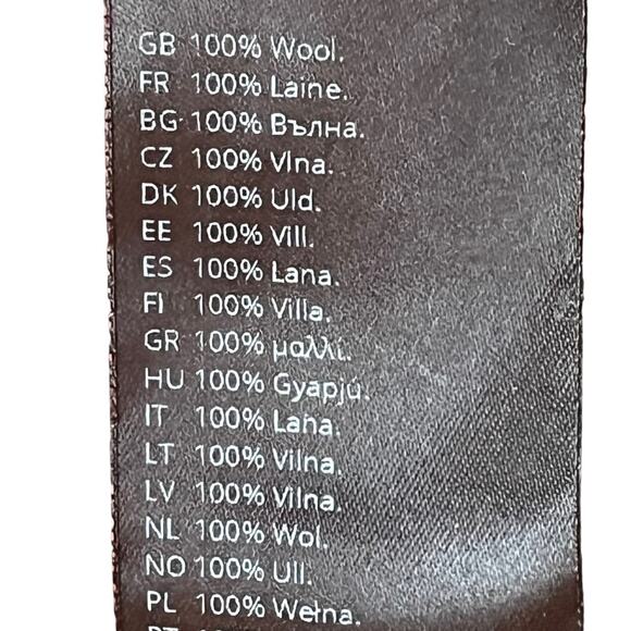 OSKA Wool Lady Jacket Blazer Womens 4/6 Charcoal Grey Concealed Snap Lagenlook - Picture 9 of 15